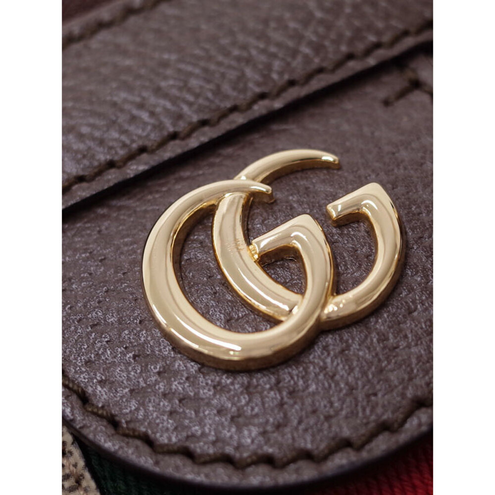 Gucci monogram Supreme brown Tote Ophidia Bag leather GG Web Shoulder - Picture 8 of 9